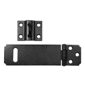 ASEC Safety Hasp & Staple - Black - 115mm