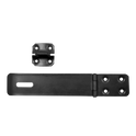 ASEC Safety Hasp & Staple - Black - 150mm