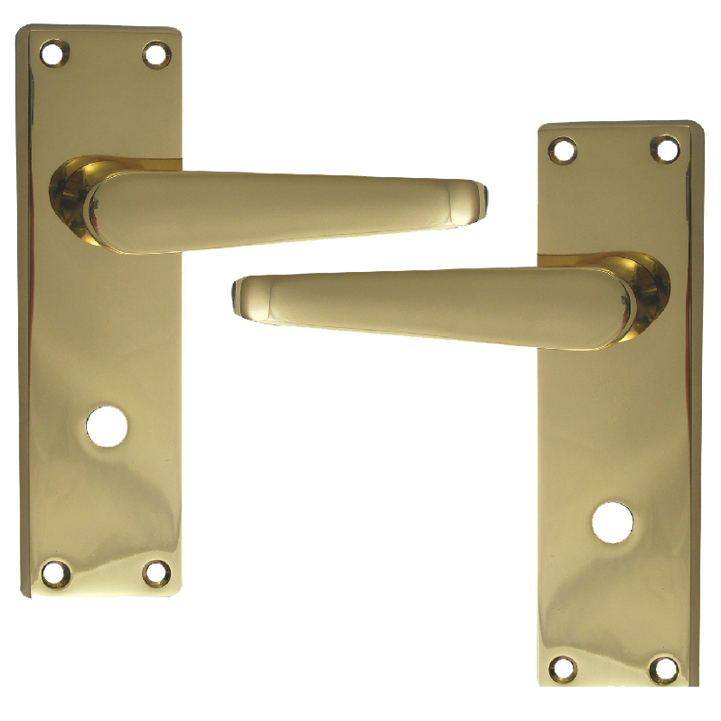 ASEC Victorian Plate Mounted Bathroom Lever Furniture - PB Visi