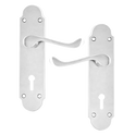 ASEC Oakley Plate Mounted Lever Furniture - CP Lever Lock Visi