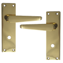 ASEC Victorian Plate Mounted Bathroom Lever Furniture - PB Boxed