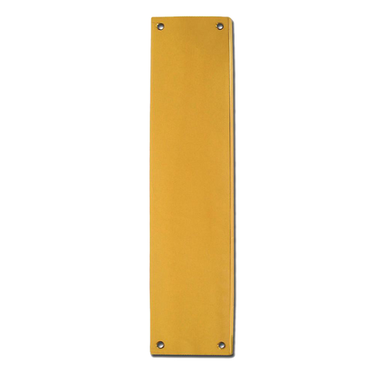 ASEC Victorian 70mm Wide Polished Brass Finger Plate - 300mm PB