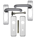 ASEC Plate Mounted Aluminium Lever Furniture - SAA Bathroom