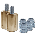 ASEC Sash Window Stop - PB Pair