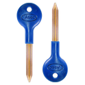 ASEC Door Security Rack Bolt Key - 35mm - Qty 2