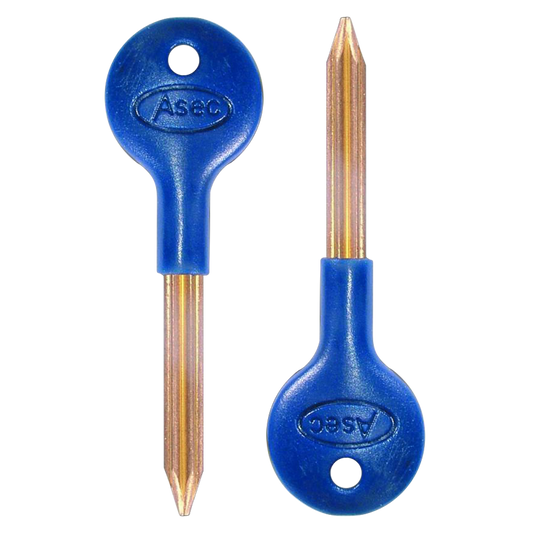 ASEC Door Security Rack Bolt Key - 35mm - Qty 2