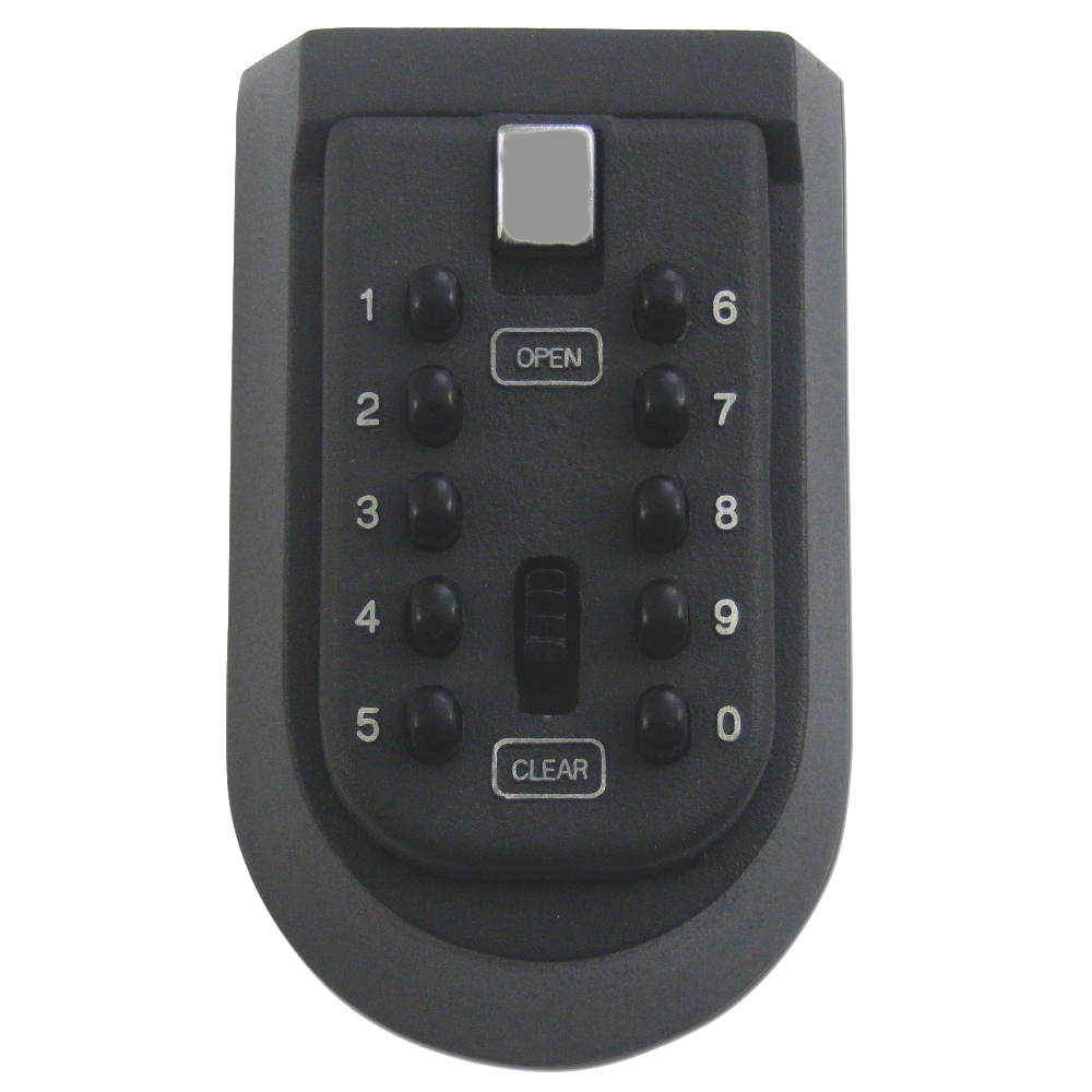 ASEC 6 Key Key Safe Complete With Cover - Black Boxed