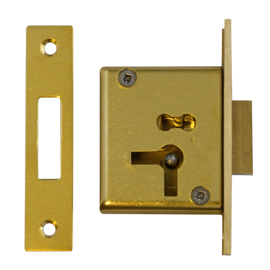 ASEC 15 4 Lever Cut Cupboard Lock - 64mm SB KD RH Visi