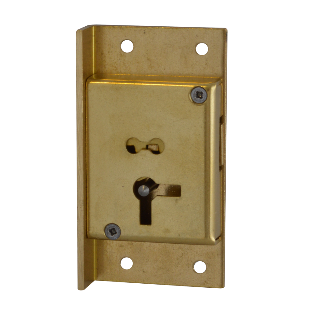ASEC 61 4 Lever Cut Cupboard Lock - 64mm SB KD LH (Visi)