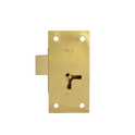 ASEC 100 1 Lever Straight Cupboard Lock - 38mm SB KA Visi