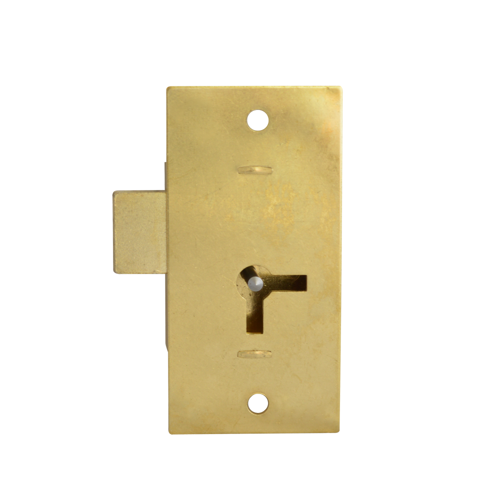 ASEC 100 1 Lever Straight Cupboard Lock - 50mm SB KA Visi