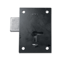 ASEC 155 1 Lever Straight Cupboard Lock - 75mm BLK KA Visi