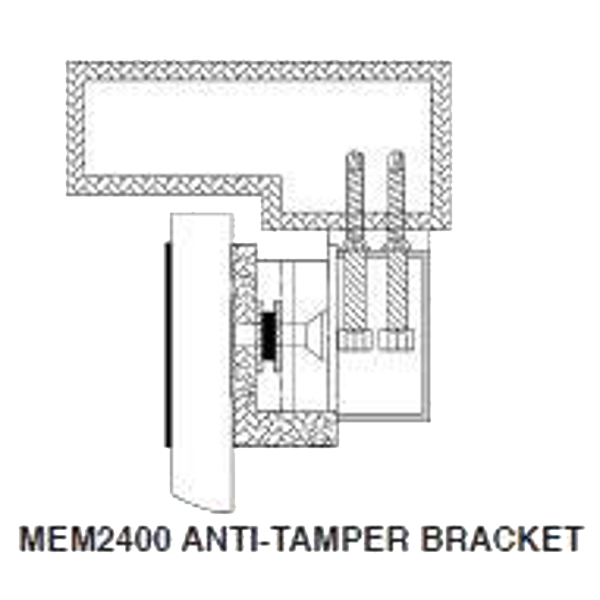 Asec Vortex MEM2400 Brackets - Anti-Tamper