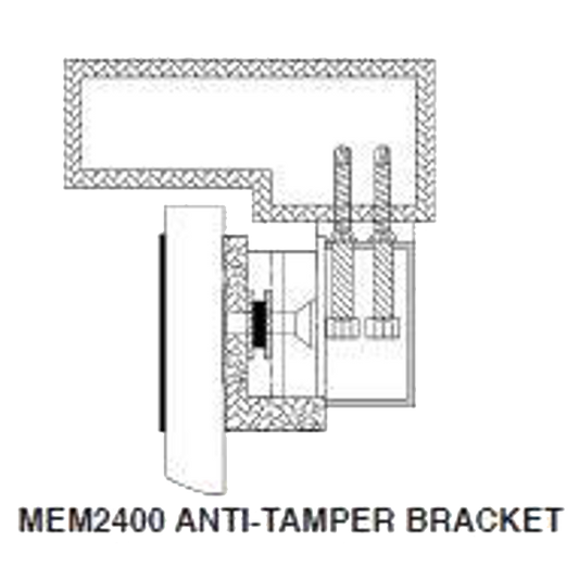 Asec Vortex MEM2400 Brackets - Anti-Tamper