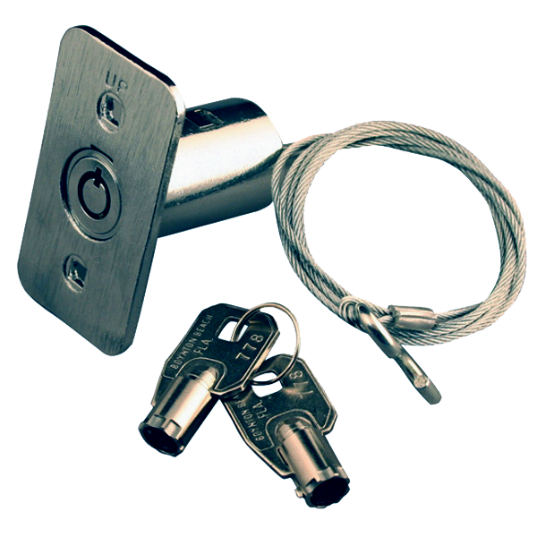ASEC Garage Door Emergency Release - Chrome