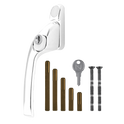 CHAMELEON Adaptable Multi Spindle Offset Window Espag Handle - White - LH