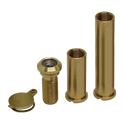 CHAMELEON Adaptable 160° Degree Door Viewer - Polished Brass (35mm - 85mm)