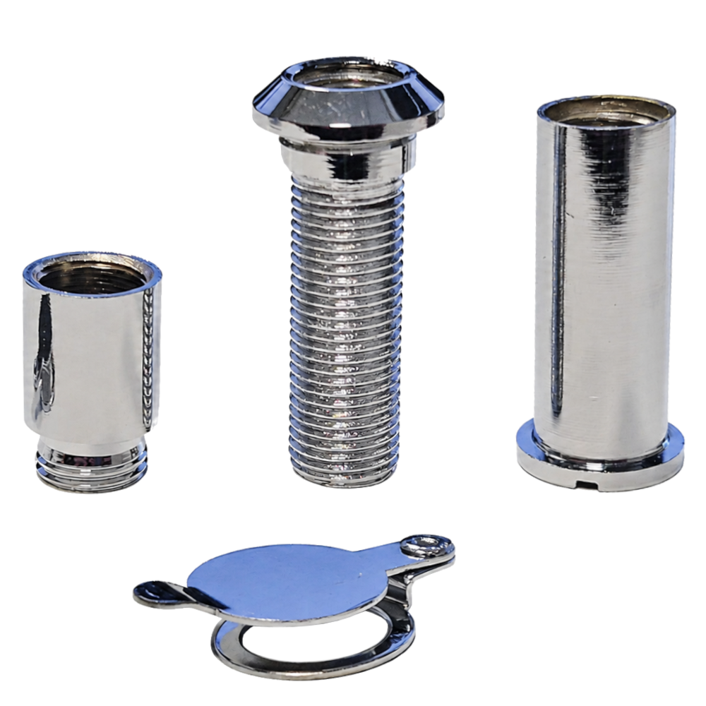 CHAMELEON Adaptable 160° Degree Door Viewer - Polished Chrome (35mm - 85mm)