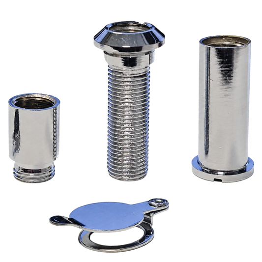 CHAMELEON Adaptable 160° Degree Door Viewer - Polished Chrome (35mm - 85mm)