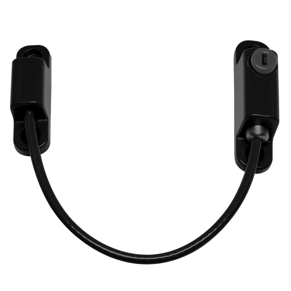 CHAMELEON 150mm Locking Window Cable Restrictor - Black