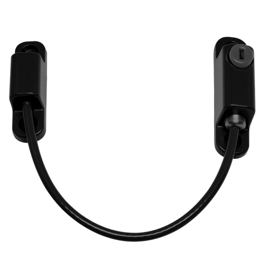 CHAMELEON 150mm Locking Window Cable Restrictor - Black