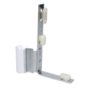 CHAMELEON Tilt Before Turn Rebated Corner With White Cover - 9mm Axis Left Hand