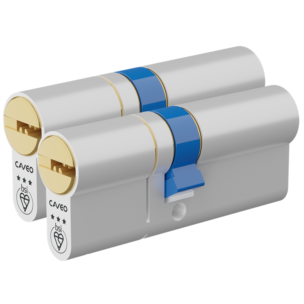 CAVEO TS007 3* Double Euro Dimple Cylinder Keyed Alike - 75mm 35(Ext)/40 (30/10/35) 3 Keys