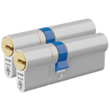 CAVEO TS007 3* Double Euro Dimple Cylinder Keyed Alike - 85mm 35(Ext)/50 (30/10/45) 3 Keys