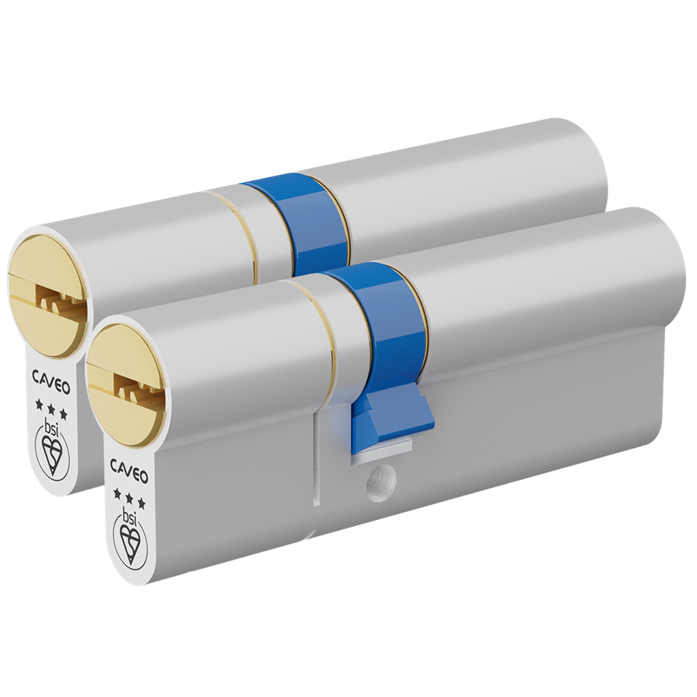 CAVEO TS007 3* Double Euro Dimple Cylinder Keyed Alike - 85mm 35(Ext)/50 (30/10/45) 3 Keys