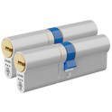 CAVEO TS007 3* Double Euro Dimple Cylinder Keyed Alike - 90mm 45(Ext)/45 (40/10/40) 3 Keys