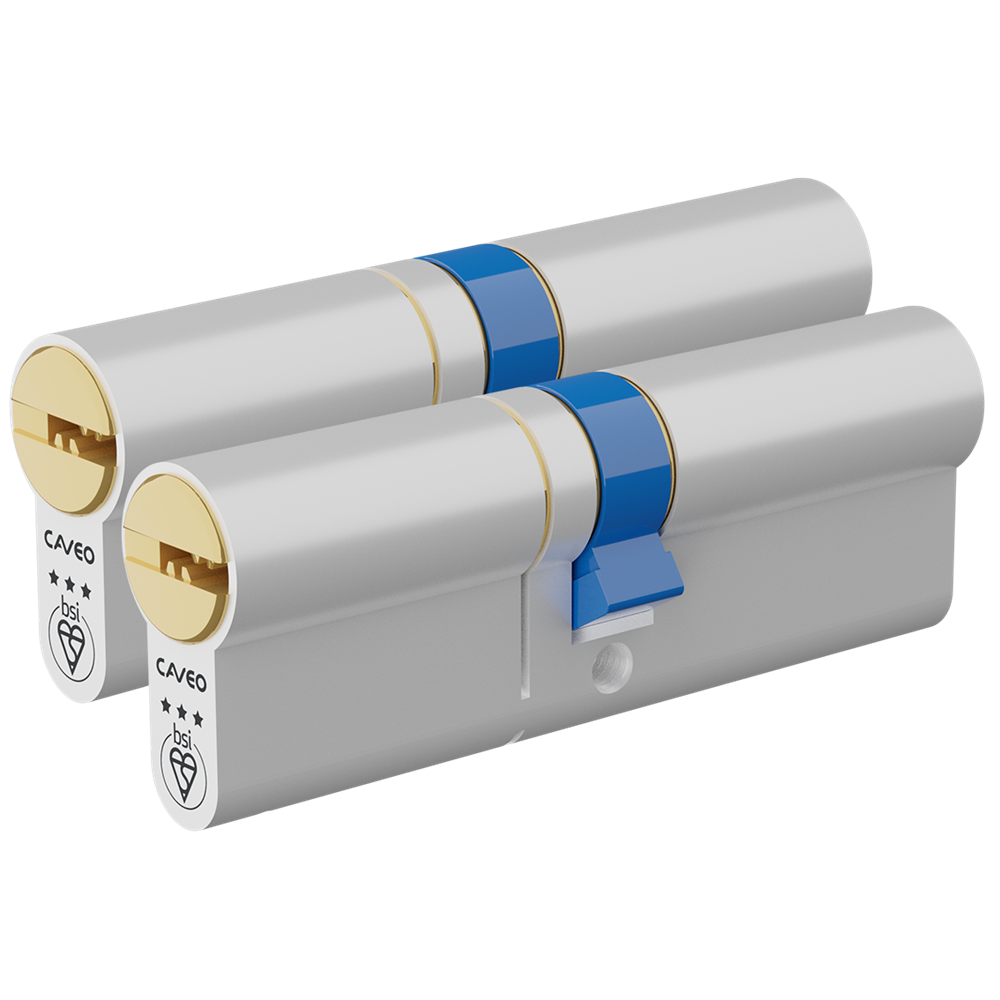 CAVEO TS007 3* Double Euro Dimple Cylinder Keyed Alike - 90mm 45(Ext)/45 (40/10/40) 3 Keys