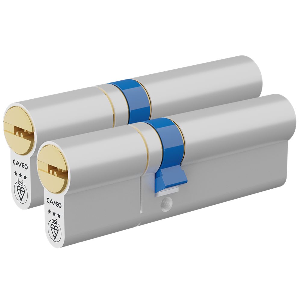 CAVEO TS007 3* Double Euro Dimple Cylinder Keyed Alike - 95mm 40(Ext)/55 (35/10/50) 3 Keys