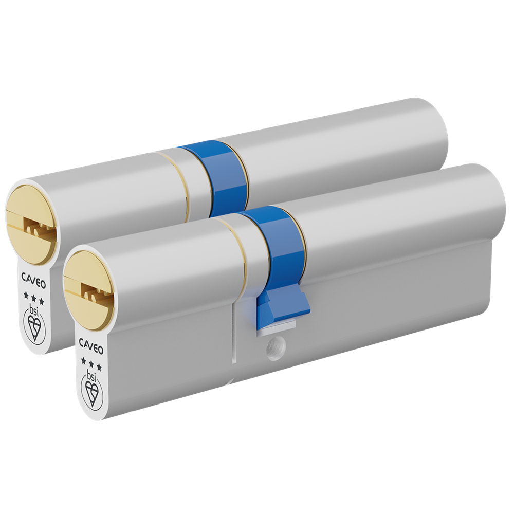 CAVEO TS007 3* Double Euro Dimple Cylinder Keyed Alike - 100mm 40(Ext)/60 (35/10/55) 3 Keys