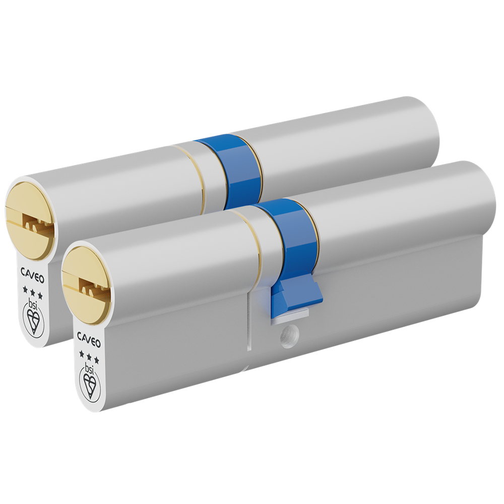 CAVEO TS007 3* Double Euro Dimple Cylinder Keyed Alike - 100mm 45(Ext)/55 (40/10/50) 3 Keys