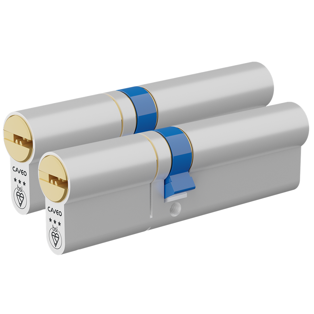 CAVEO TS007 3* Double Euro Dimple Cylinder Keyed Alike - 105mm 45(Ext)/60 (40/10/55) 3 Keys