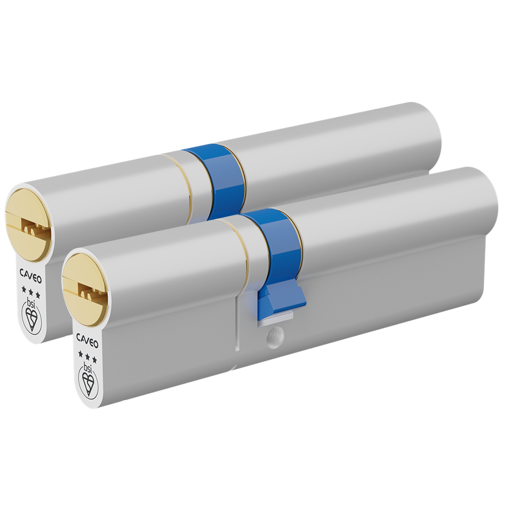 CAVEO TS007 3* Double Euro Dimple Cylinder Keyed Alike - 110mm 45(Ext)/65 (40/10/60) 3 Keys