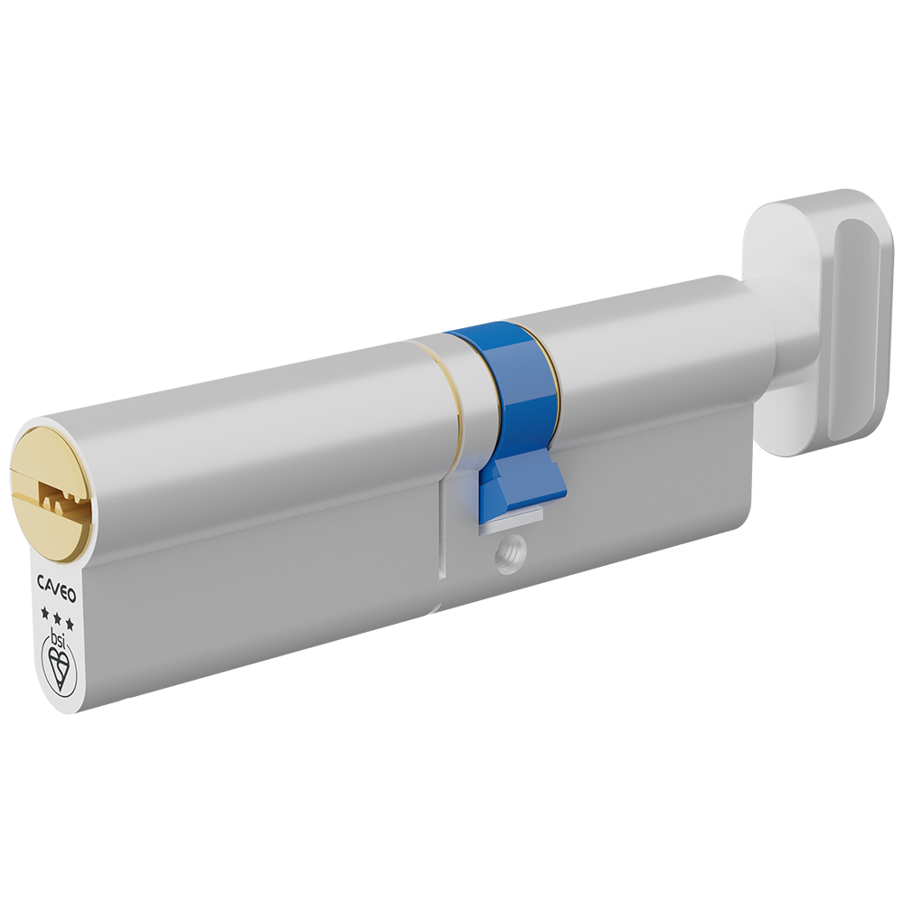 CAVEO TS007 3* Key & Turn Euro Dimple Cylinder - 100mm 60(Ext)/40 (55/10/35T) KD