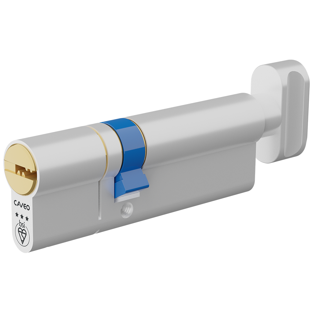 CAVEO TS007 3* Key & Turn Euro Dimple Cylinder - 90mm 35(Ext)/55 (30/10/50T) KD