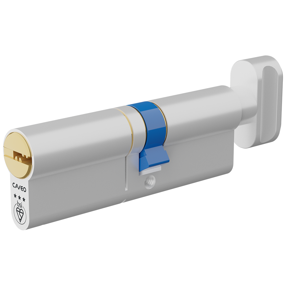 CAVEO TS007 3* Key & Turn Euro Dimple Cylinder - 90mm 50(Ext)/40 (45/10/35T) KD