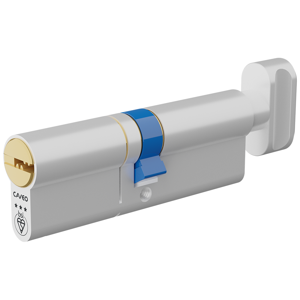 CAVEO TS007 3* Key & Turn Euro Dimple Cylinder - 90mm 45(Ext)/45 (40/10/40T) KD
