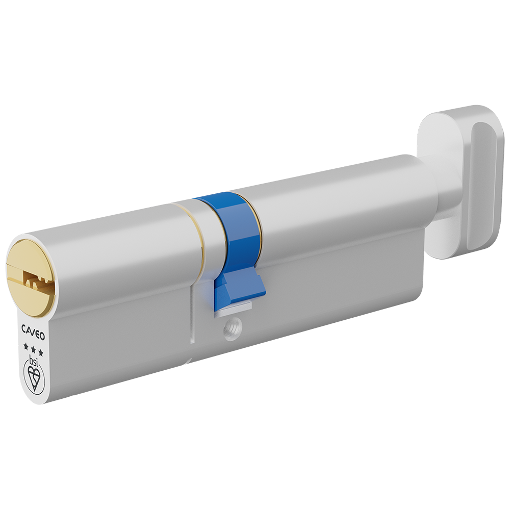 CAVEO TS007 3* Key & Turn Euro Dimple Cylinder - 100mm 45(Ext)/55 (40/10/50T) KD
