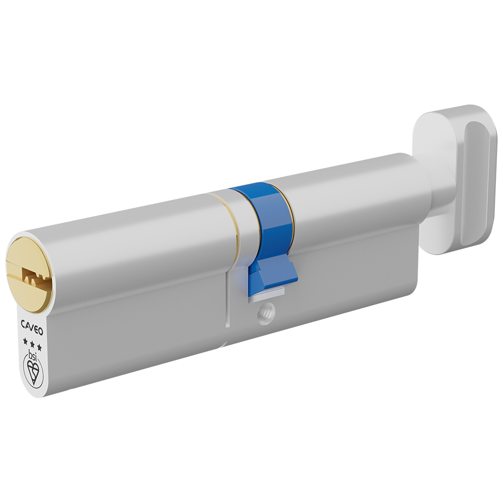 CAVEO TS007 3* Key & Turn Euro Dimple Cylinder - 100mm 55(Ext)/45 (50/10/40T) KD