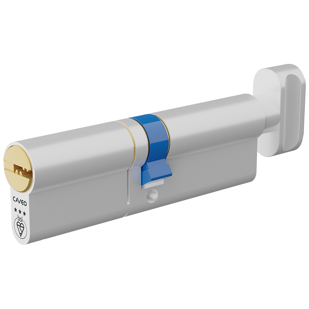 CAVEO TS007 3* Key & Turn Euro Dimple Cylinder - 100mm 50(Ext)/50 (45/10/45T) KD