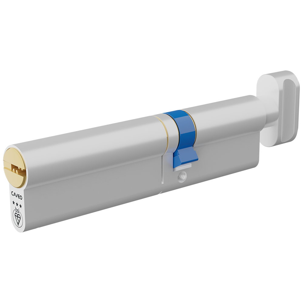 CAVEO TS007 3* Key & Turn Euro Dimple Cylinder - 120mm 75(Ext)/45 (70/10/40T) KD