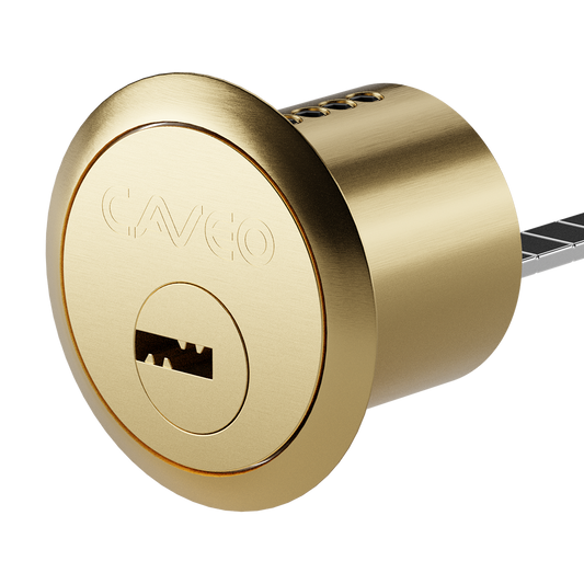 CAVEO Dimple Rim Cylinder - PB KD