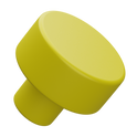CAVEO Key Insert 100 Per Pack - Yellow