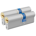 CAVEO TS007 3* Double Euro Dimple Cylinder Keyed Alike - 90mm 55(Ext)/35 (50/10/30) 3 Keys