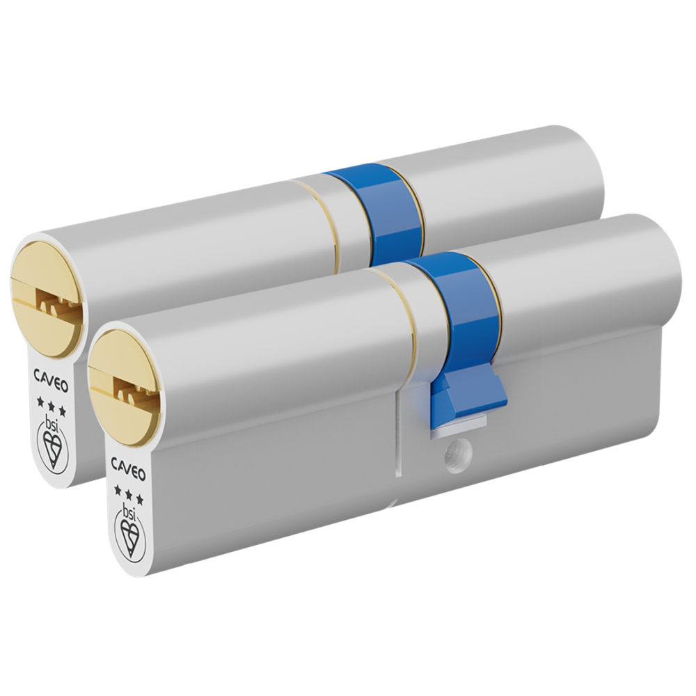 CAVEO TS007 3* Double Euro Dimple Cylinder Keyed Alike - 90mm 55(Ext)/35 (50/10/30) 3 Keys