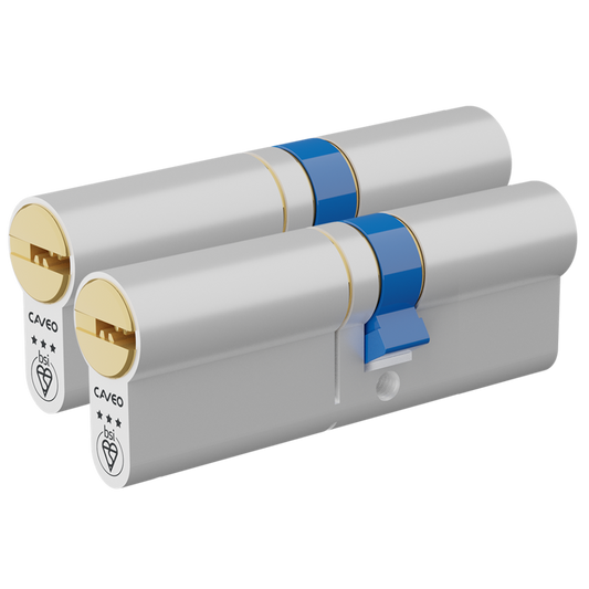 CAVEO TS007 3* Double Euro Dimple Cylinder Keyed Alike - 90mm 55(Ext)/35 (50/10/30) 3 Keys