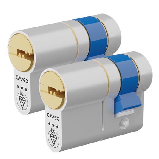 CAVEO TS007 3* Half Euro Dimple Cylinder Keyed Alike - 40mm (30/10) 3 Keys